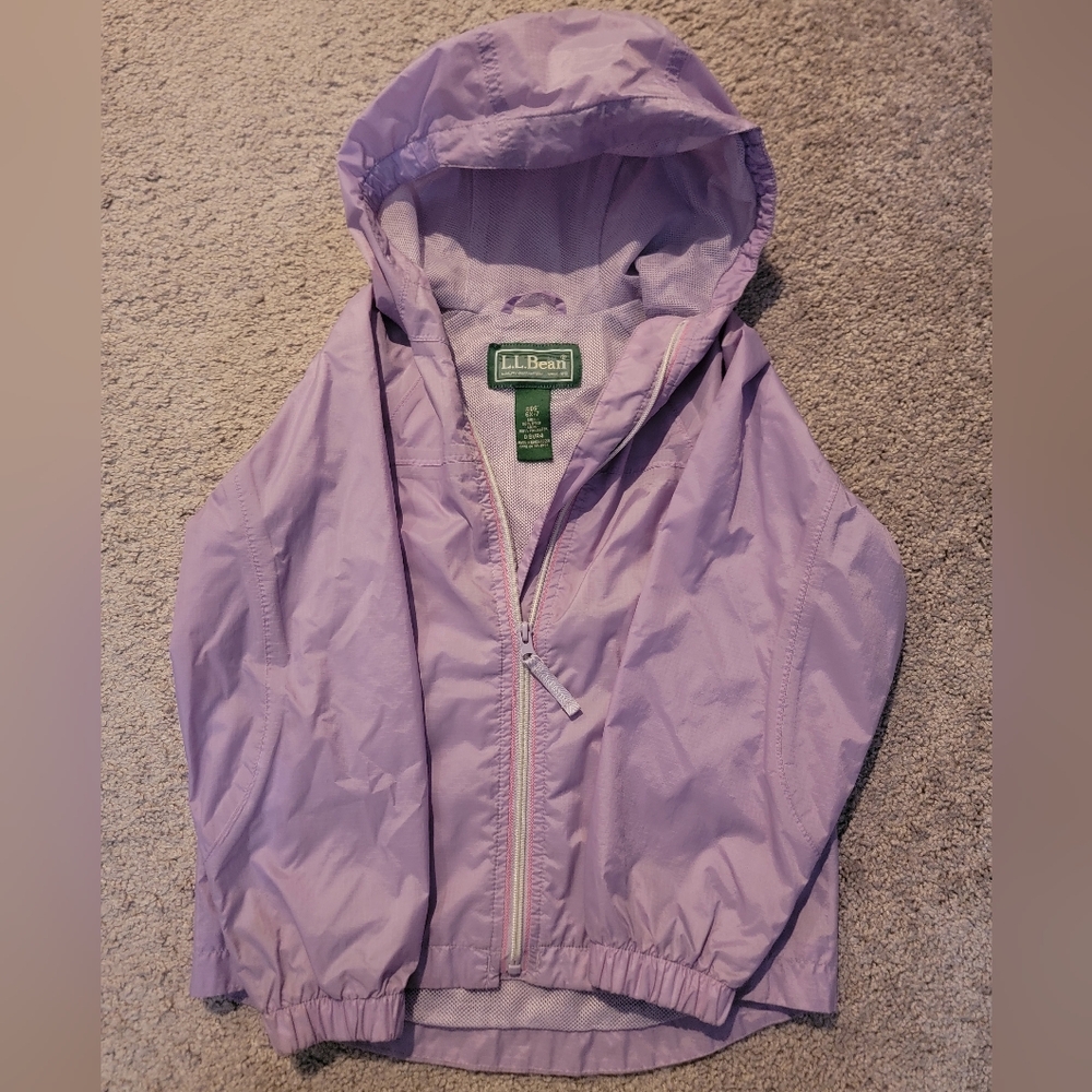L.L. Bean Light Purple Hooded Jacket